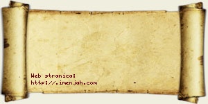 Tamara Vasiljković vizit kartica